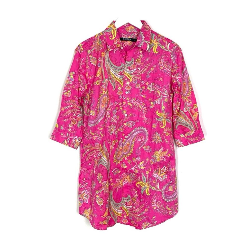 Lauren Ralph Lauren Paisley Sleep Shirt